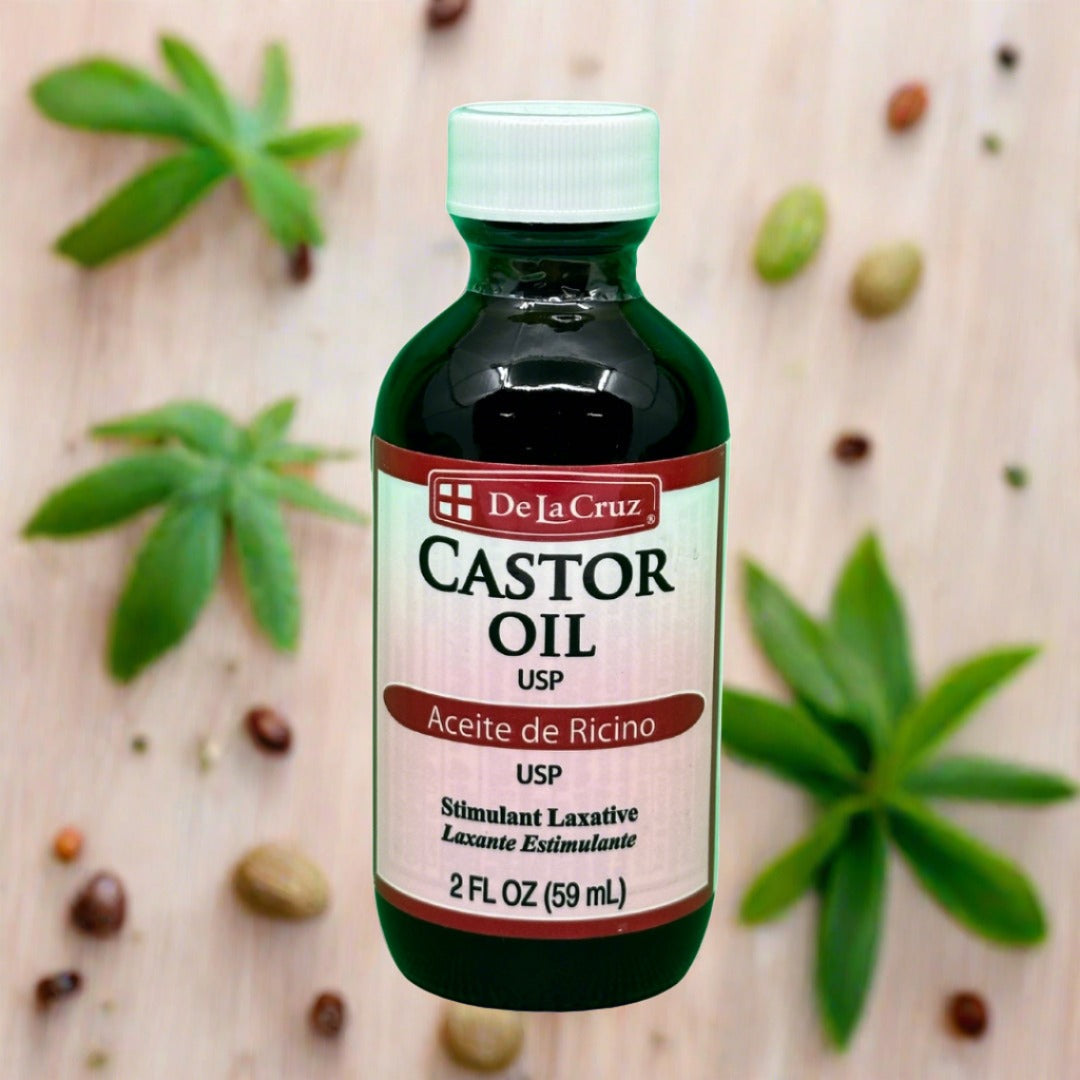 De La Cruz Castor Oil Stimulant Laxative 59ml / 2 fl.oz