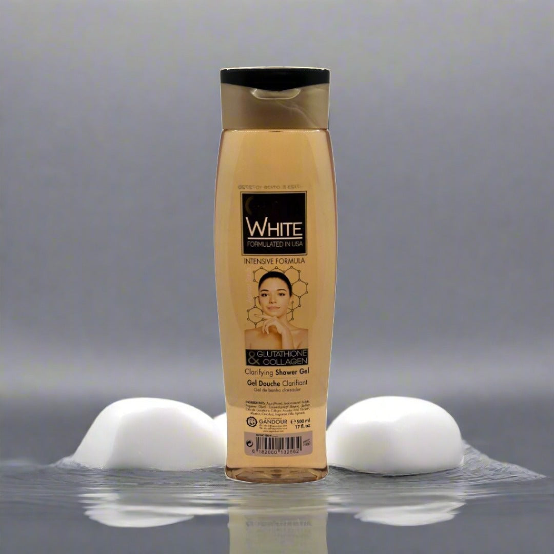 Lait Corporel Gluta White + Sérum - Glutathion & Collagène - 500 Ml + 60 Ml - Neuf