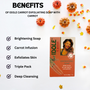 Idole Carrot Exfoliating Soap With Carrot Oil 125g - 3 Pack