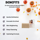 Idole Exfoliating Soap with Avocado Powder 4.4 oz