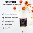 Ketty Hair Olive Oil Cream For Locs 6.78 oz