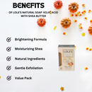 Lole's Natural Soap  Kojic Acid with Shea Butter - Pack of 6 150g/5.2 oz