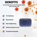 Supreme White Exceptional Toning Soap Shea Butter 7 oz