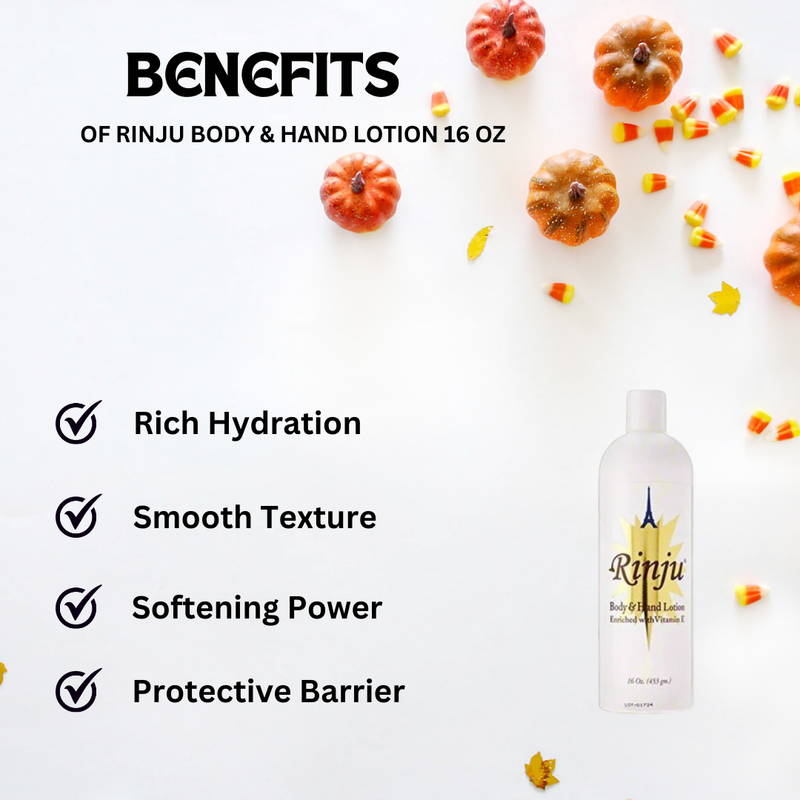 Rinju body & hand lotion 16 oz