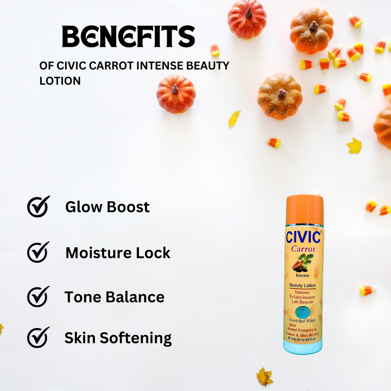 Civic Carrot Intense Beauty Lotion 16.8 oz