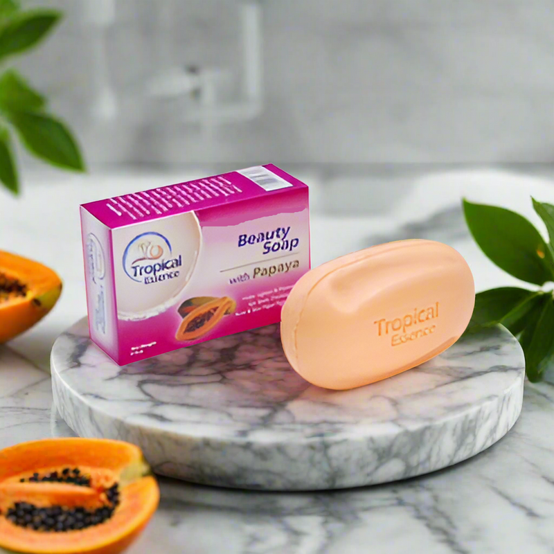 Tropical Essence  Beauty Soap With Papaya 3 oz