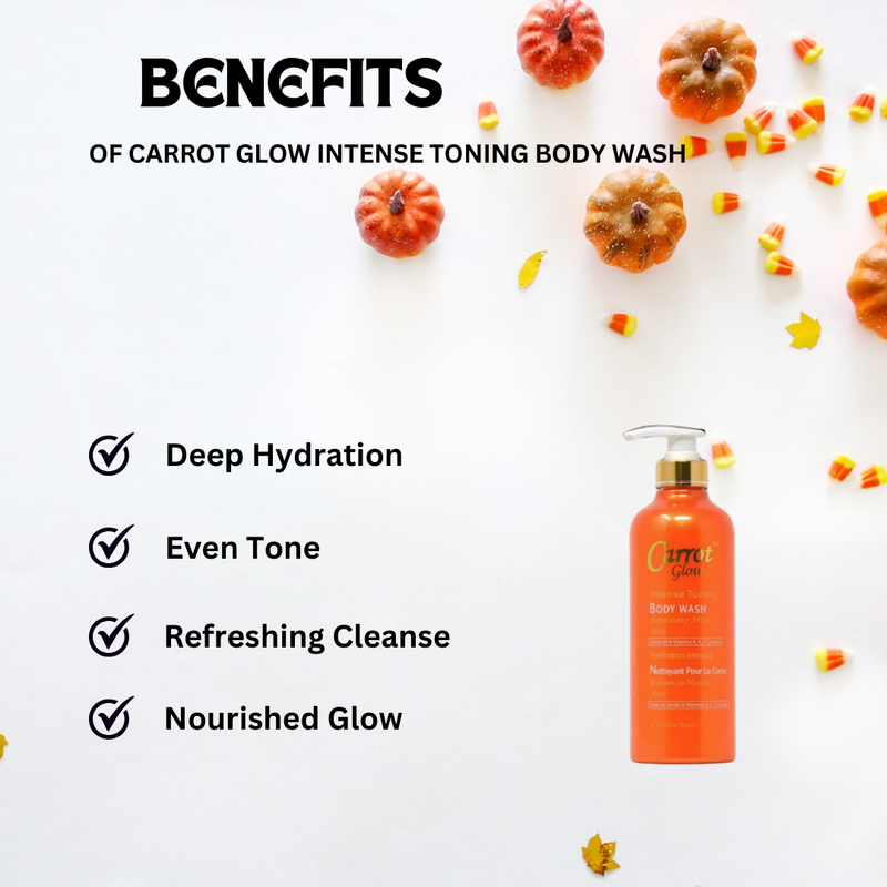 Carrot Glow Intense Toning Body Wash 27 oz