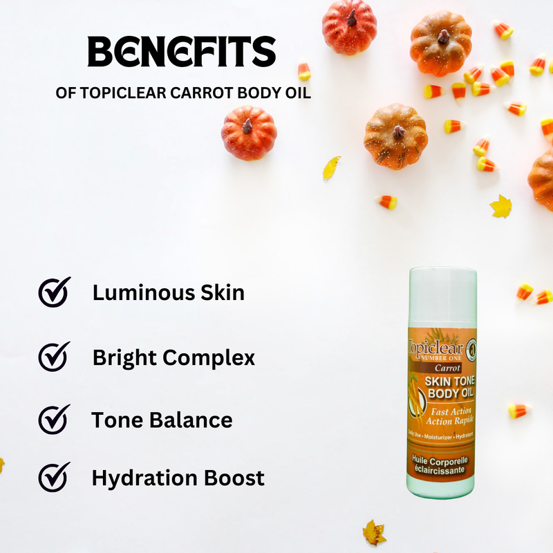 TOPICLEAR Carrot Body Oil 6 Oz