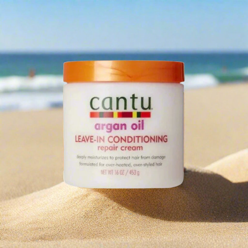 Cantu Argan Oil Leave-In Conditioning Repair Cream 16oz | 453g