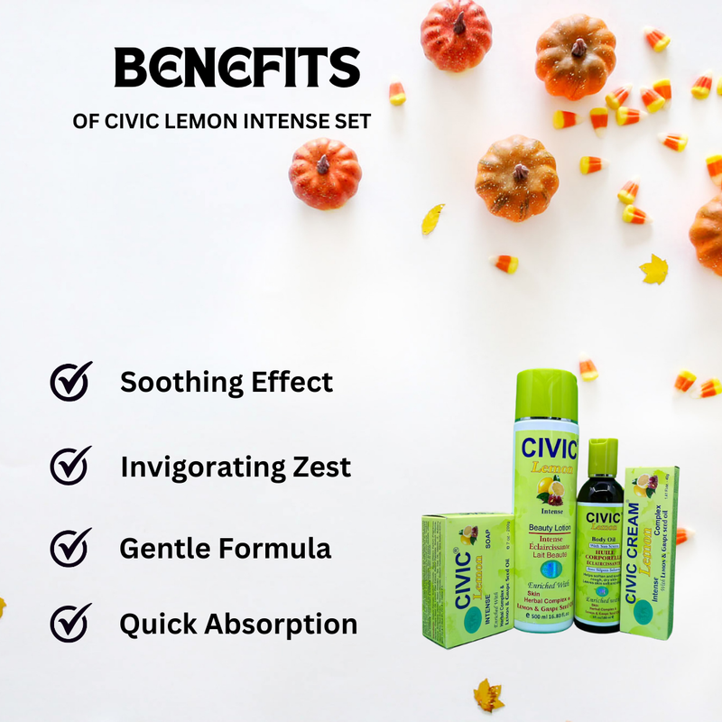 Civic Lemon Intense set 4 PCS