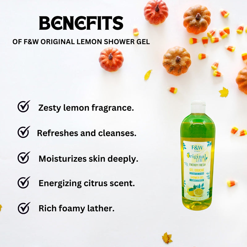 F&W Original Lemon Shower Gel 1000ml