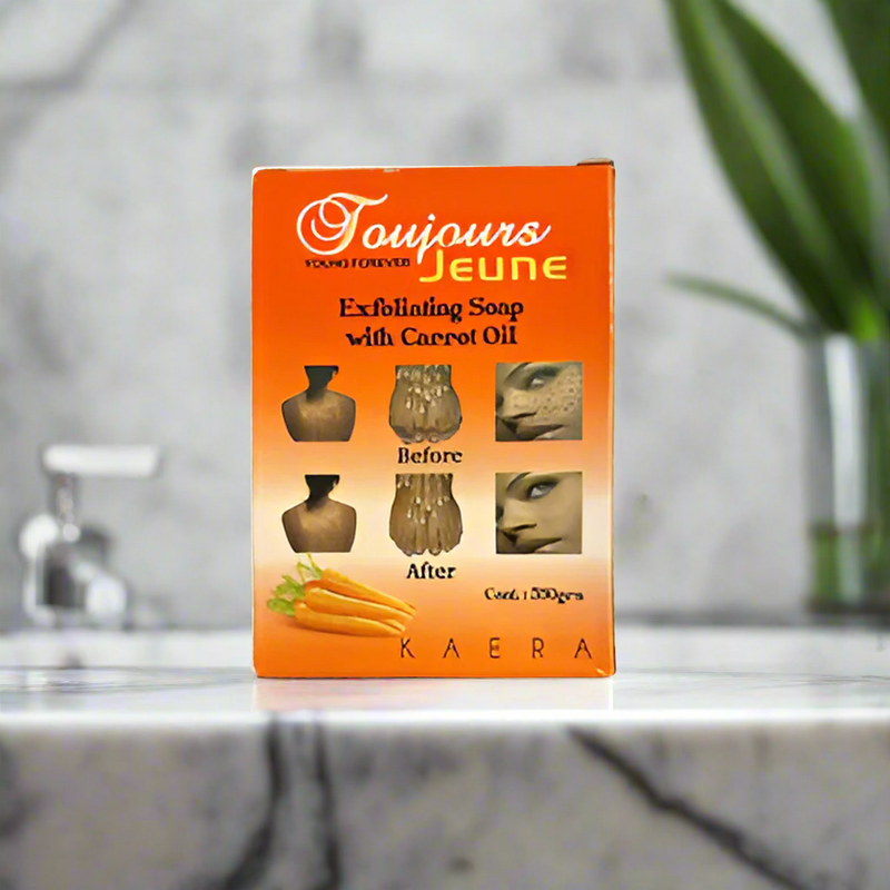 Toujours JEUNE Exfoliating Soap With Carrot Oil 350g