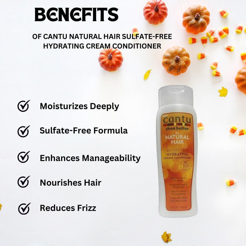 Cantu Natural Hair Sulfate-Free Hydrating Cream Conditioner 13.5oz