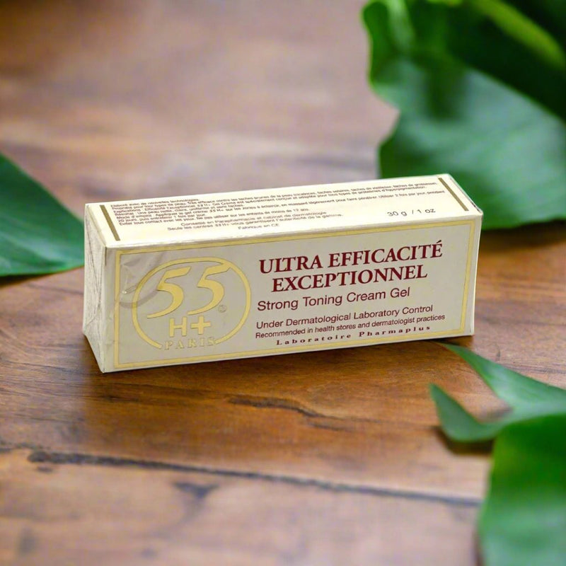 55H+ Paris Ultra Efficacite Exceptionnel Strong Toning Cream Gel 1 oz