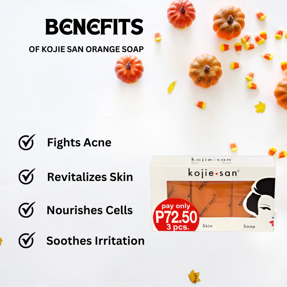 Kojie San Orange Soap 3X65 g