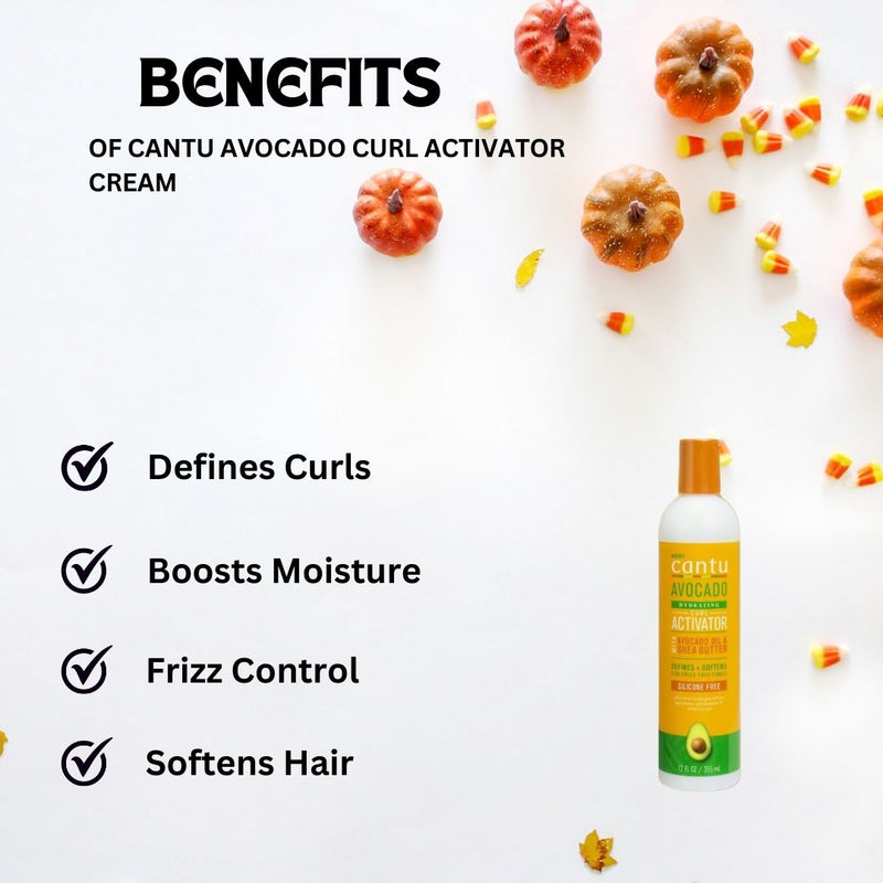 Cantu Avocado Curl Activator Cream 12oz