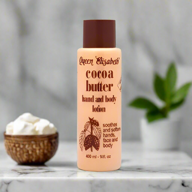 Queen Elisabeth Cocoa Butter Hand and Body Lotion 14 oz