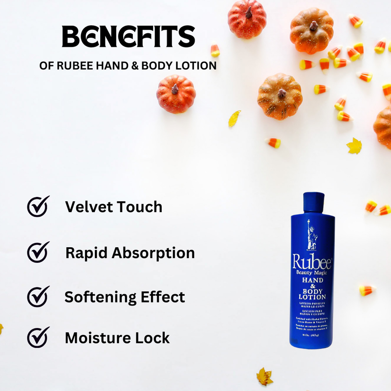 Rubee Hand & Body Lotion 16 oz