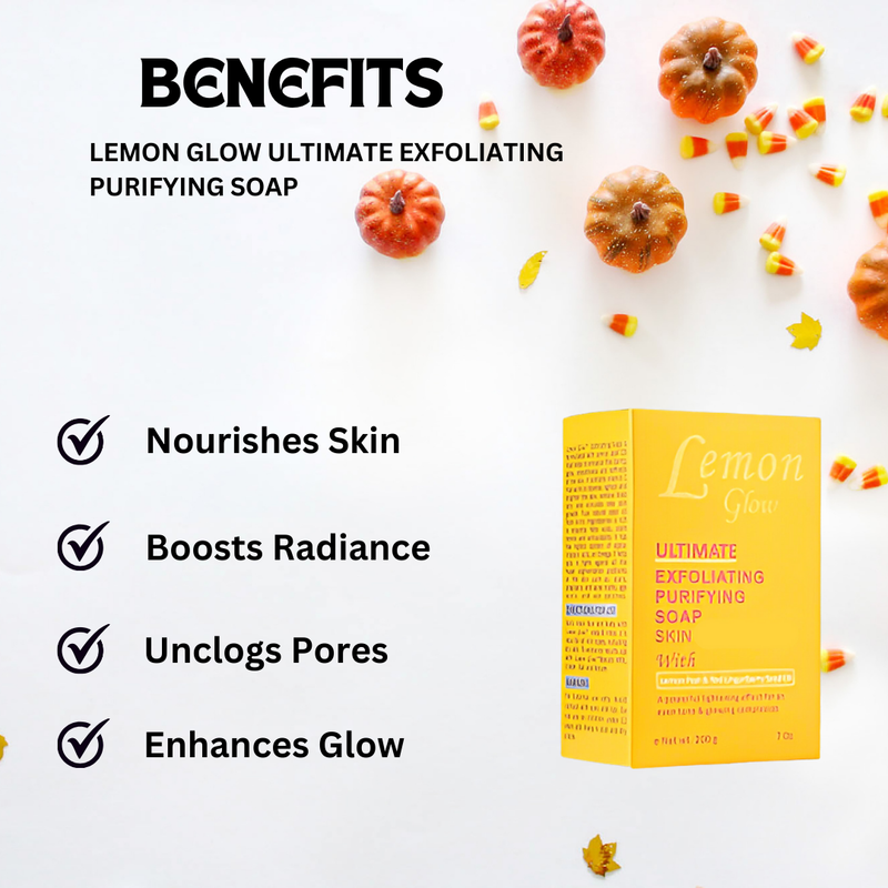 Lemon Glow Ultimate Exfoliating Purifying Soap 7 oz