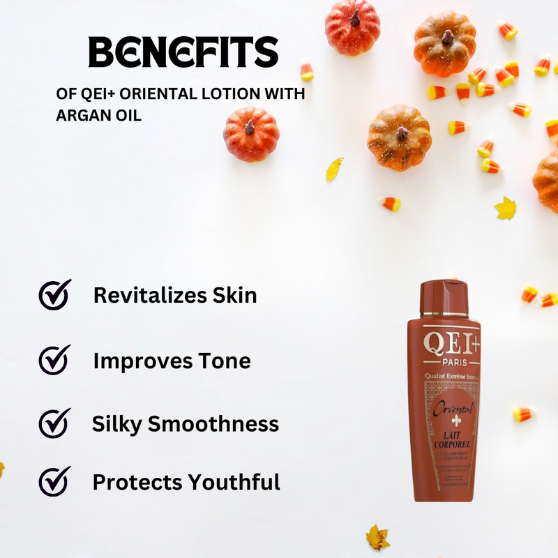 QEI+ Oriental Lotion With Argan Oil 16.8 oz