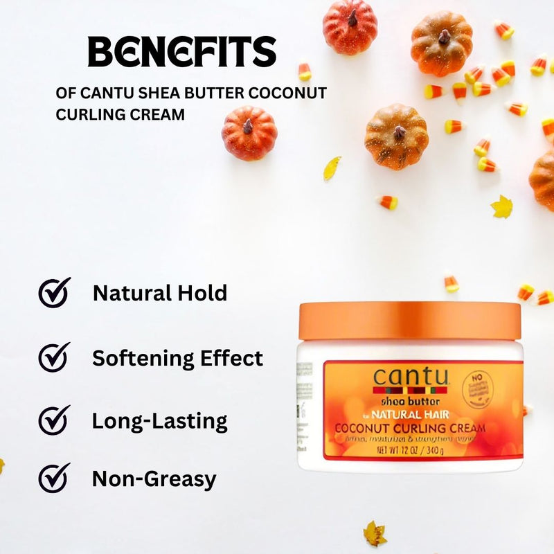 Cantu Shea Butter Coconut Curling Cream 12 oz