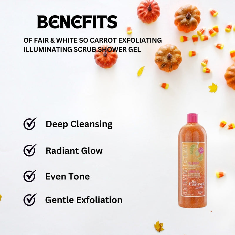 Fair & white So Carrot Exfoliating Shower Gel 940 ml