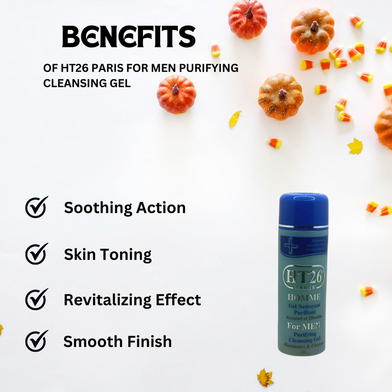 HT26 Paris For Men Purifying Cleansing Gel 16floz