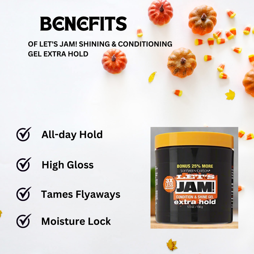 Let's Jam! Shining & Conditioning Gel Extra Hold 5.5oz