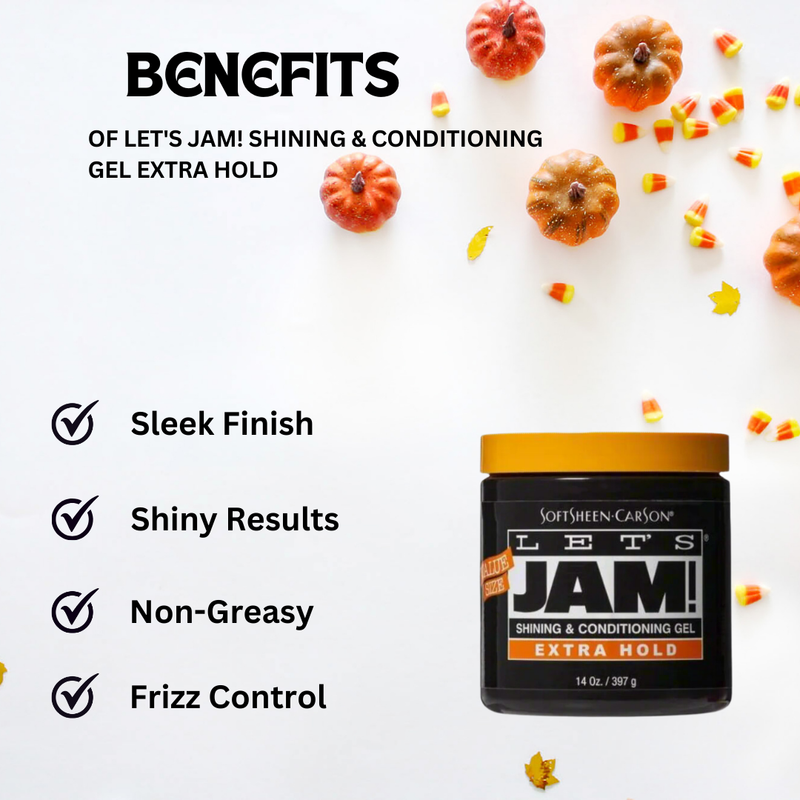 Let's Jam! Shining & Conditioning Gel Extra Hold 14 oz jar