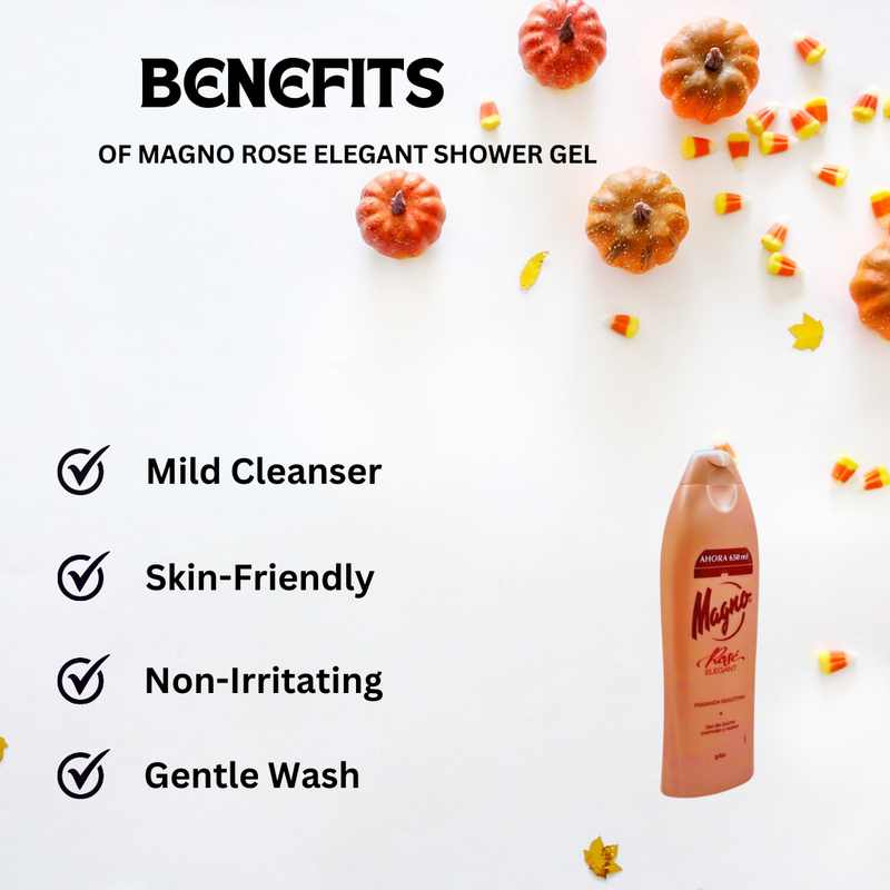 Magno Rose Elegant Shower Gel 650 ml