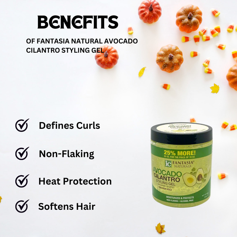 Fantasia Natural Avocado Cilantro Styling Gel 20oz