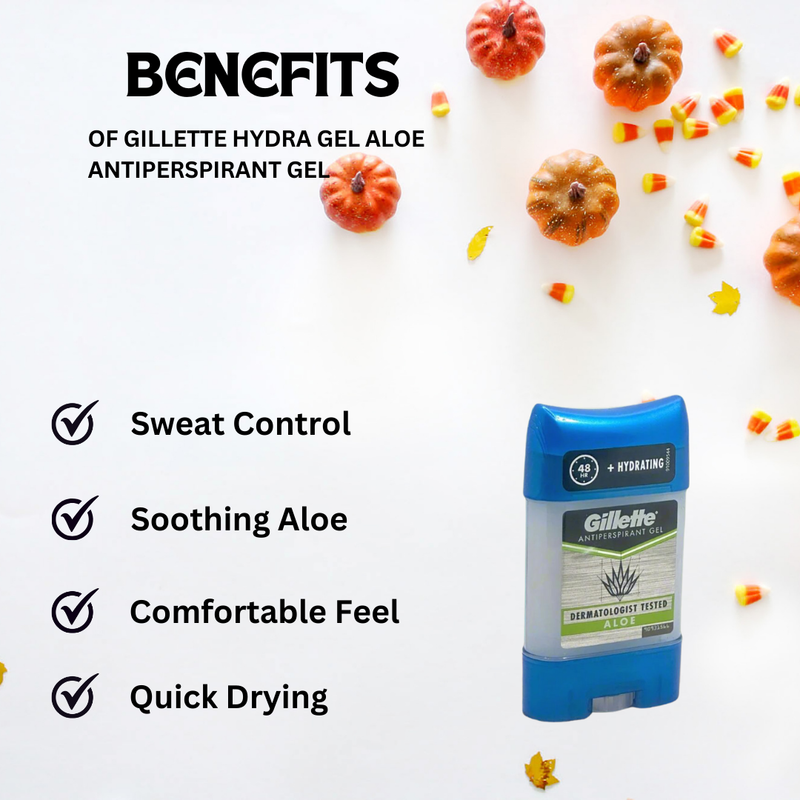 Gillette Hydra Gel Aloe Antiperspirant Gel 70 Ml