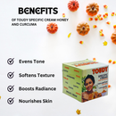 Toudy Specific cream Honey and Curcuma 100g