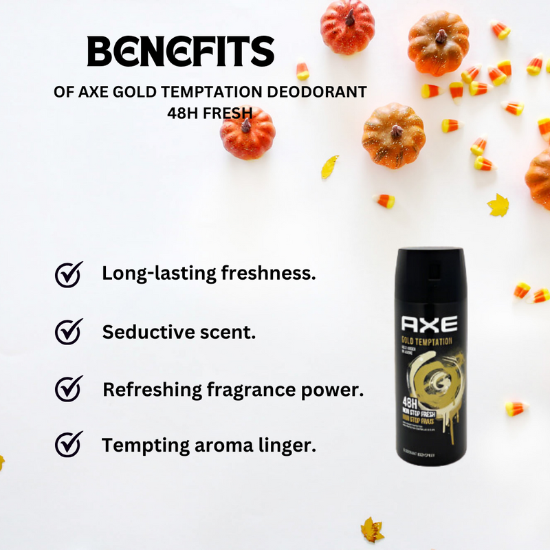 Axe Gold Temptation Deodorant 48h Fresh 150ml