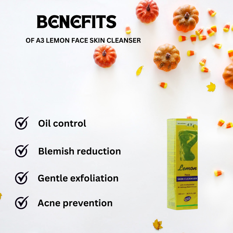 A3 Lemon Face Skin Cleanser 260 ml