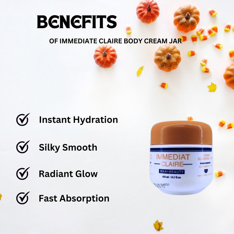 Immediate Claire Body Cream Jar 14.07 oz