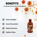 Bronze Tone clarifying Shower Gel 475ml