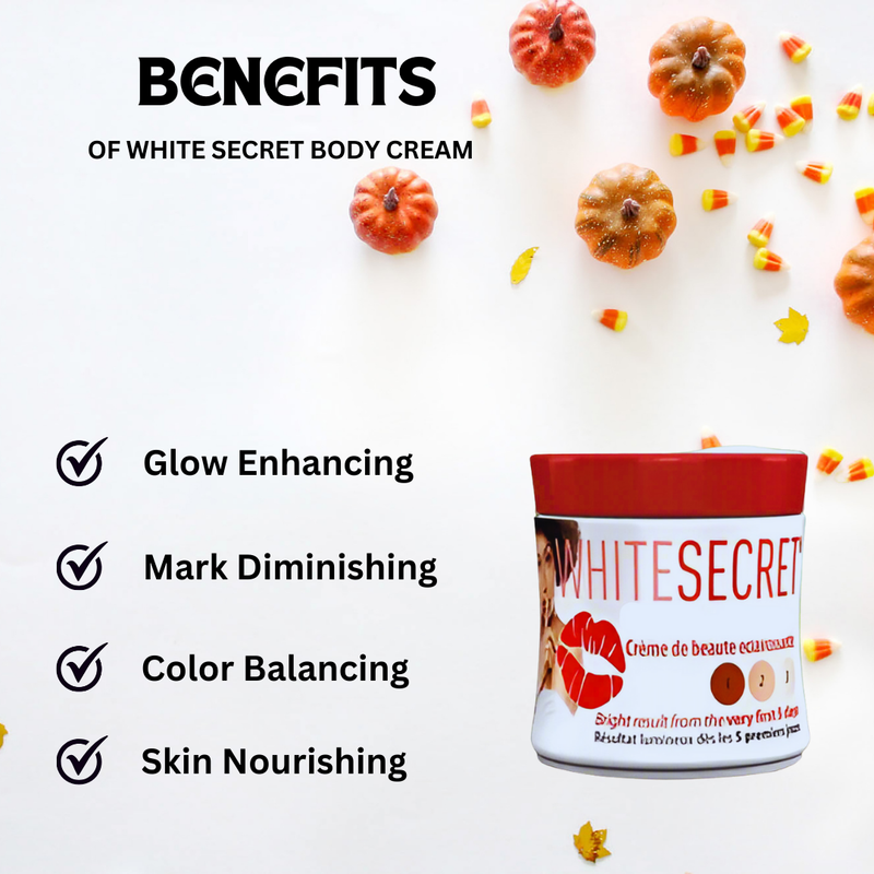 White Secret Lightening Body Cream Benefits