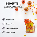 Carotone 5 Pk Kit- Lotion, J Cream, Oil, BSC J Cream, and Soap 18.6 oz