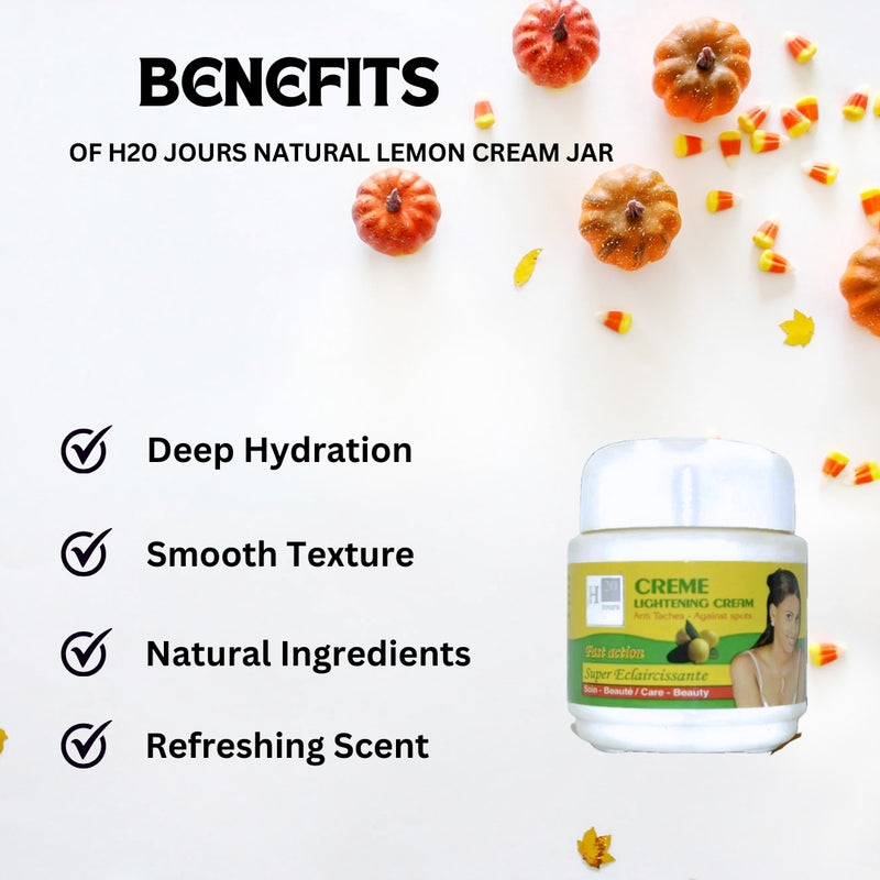 H20 Jours Natural Lemon Cream Jar 300 g