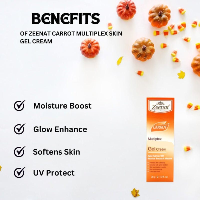 Zeenat Carrot Multiplex Skin Gel Cream 30 g