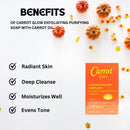 Carrot Glow Exfoliating Purifying Soap With Carrot Oil 7 oz