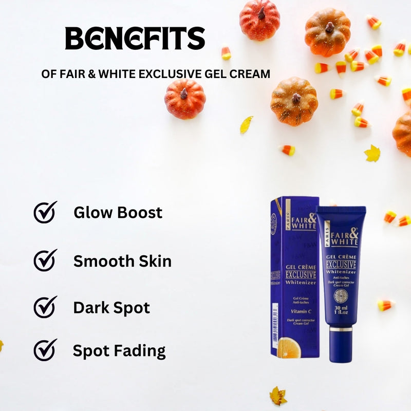 Fair & White Exclusive Gel Cream w/  Vitamin C 30 ml