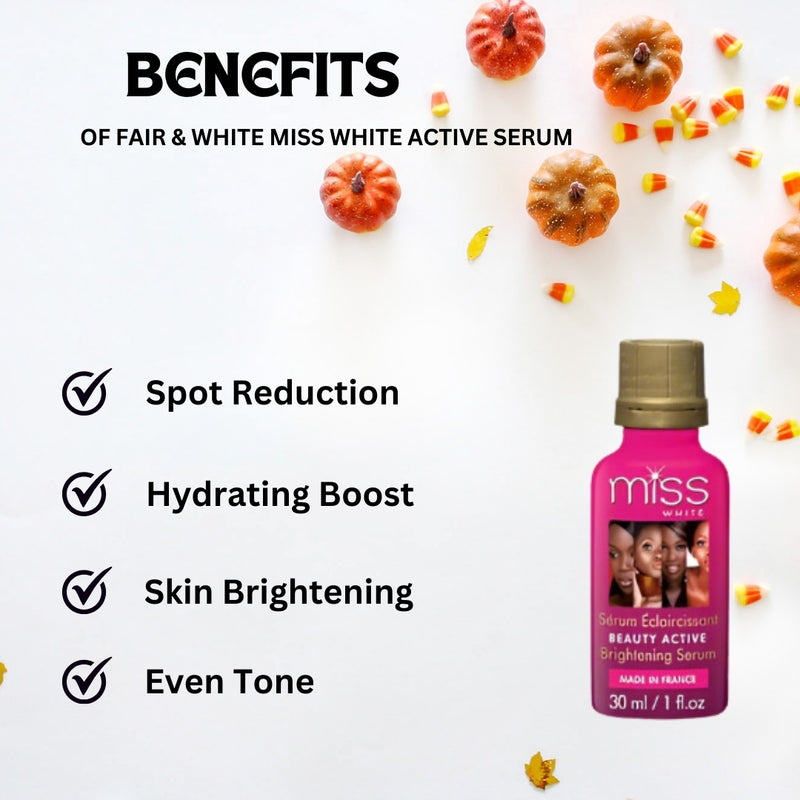 Fair & White Miss White Active Serum 1 oz