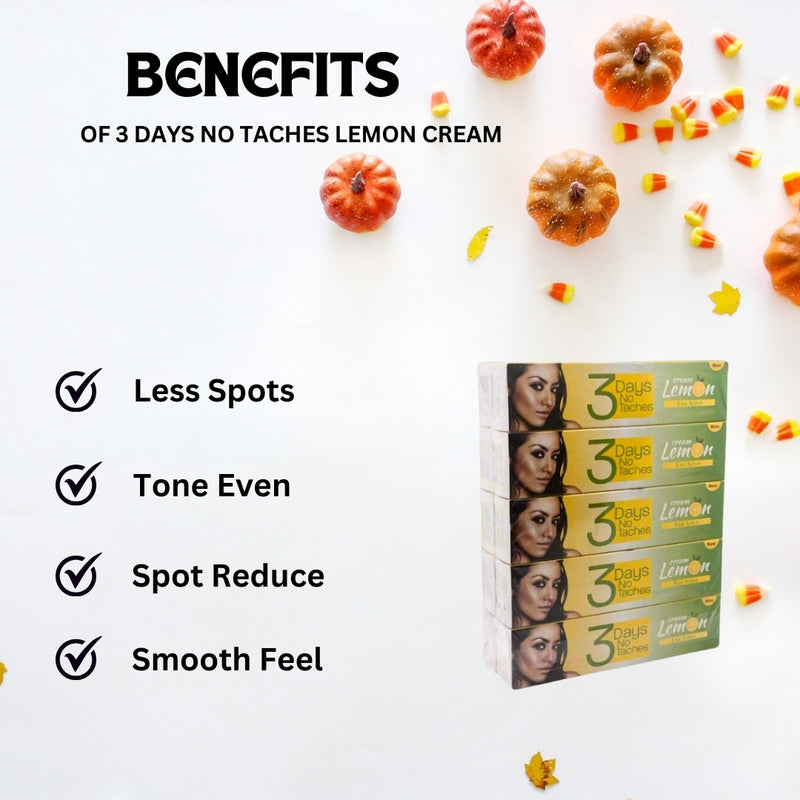 3 Days No Taches Lemon Cream (PACK OF 10)