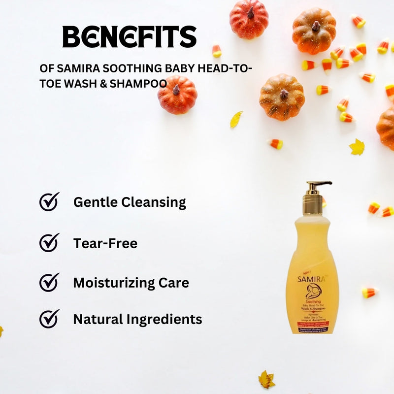 Samira Soothing Baby Head-To-Toe Wash & Shampoo 500ml