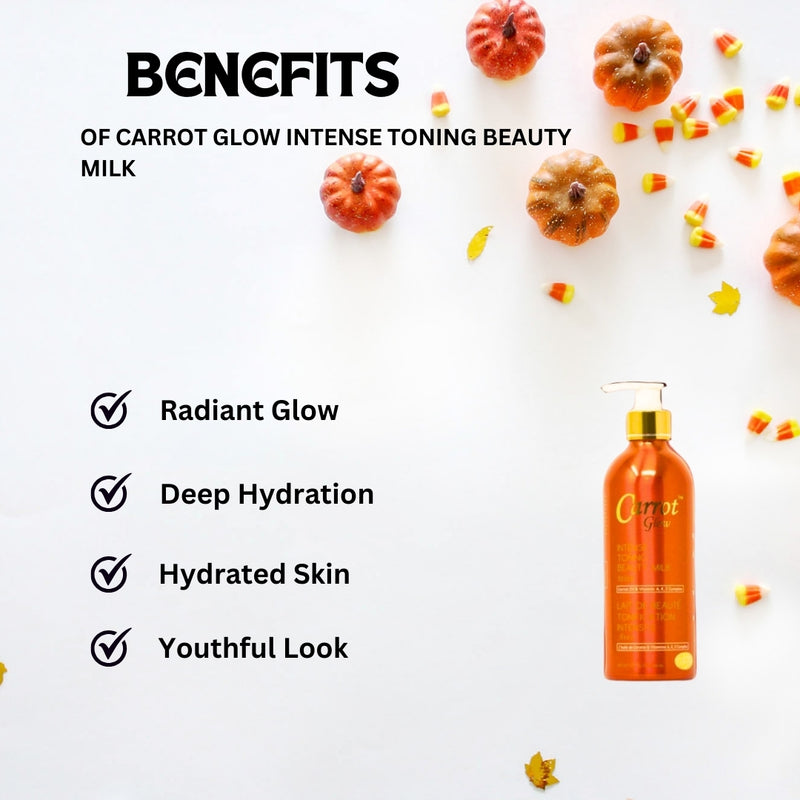 Carrot Glow Intense Toning Beauty Milk 16.8 oz