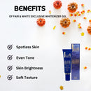 Fair & White Exclusive Whitenizer Gel  30 ml