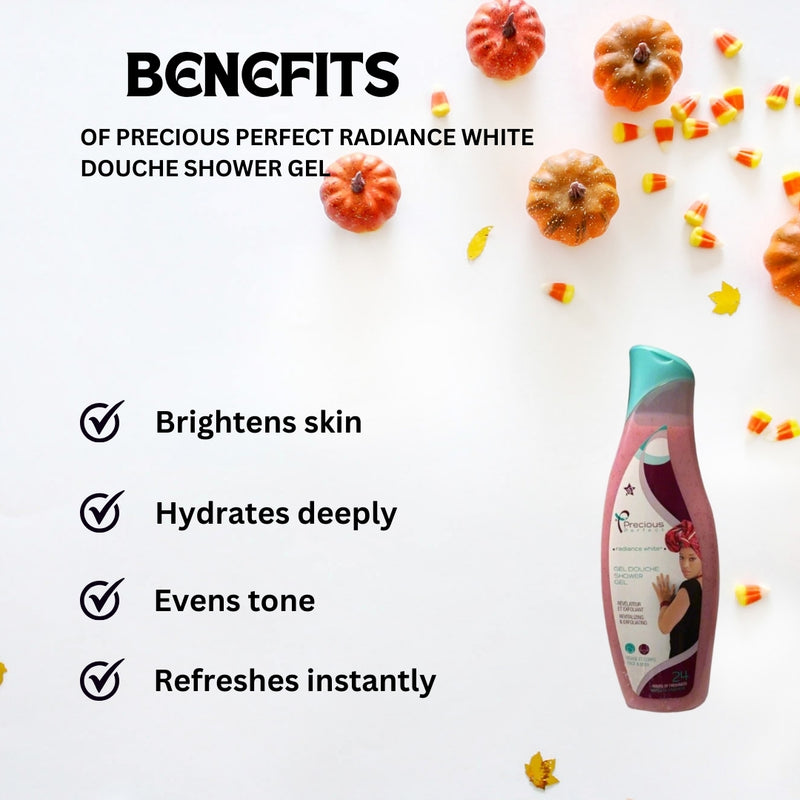 PRECIOUS PERFECT RADIANCE WHITE DOUCHE SHOWER GEL 500ml | 17oz