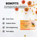 Clair white Natural Glowing Effect Kojic Turmeric Skin Clarifying Soap